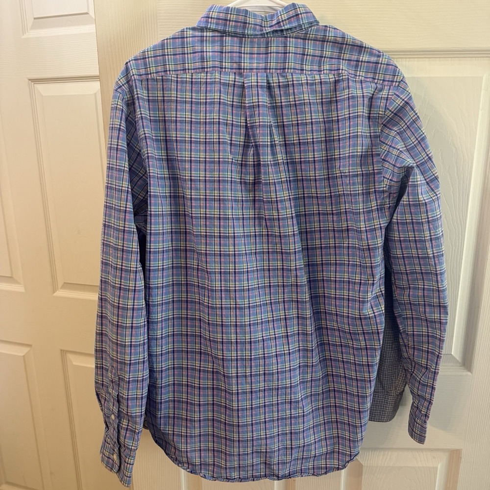 Ralph Lauren Lot 3 Long Sleeve‎ Men's Lg Lightweight Button Down Shirts Pony - Picture 5 of 16